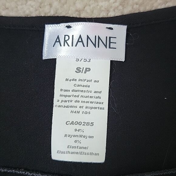 Arianne black lace edged tank - Picture 7 of 8